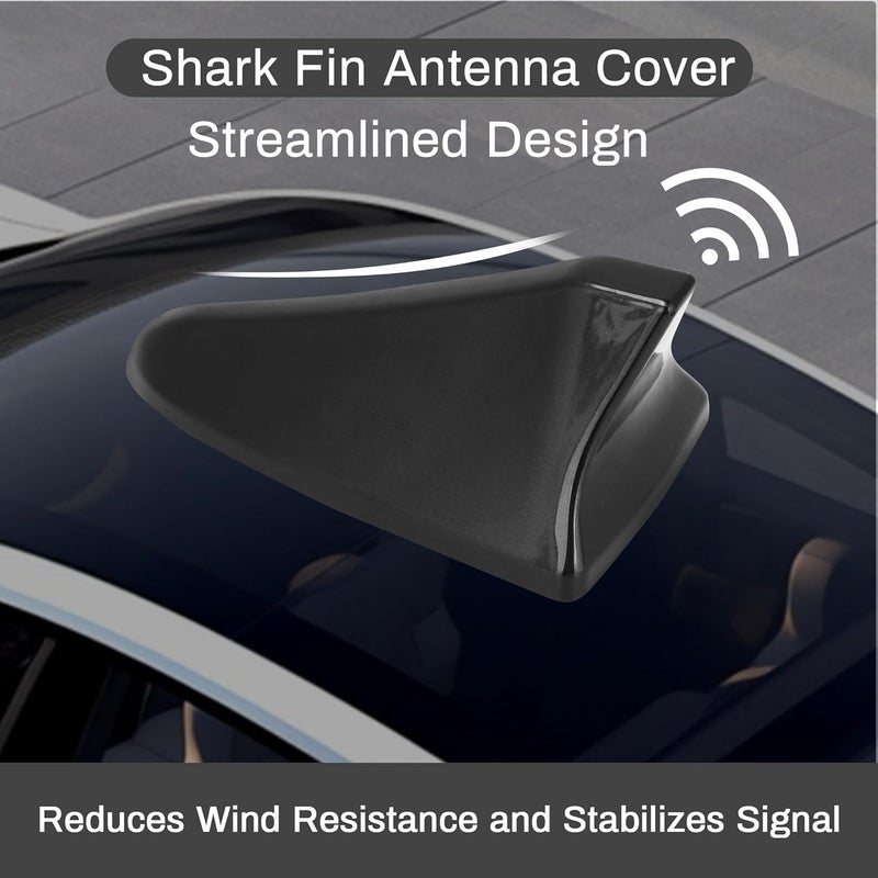 Fydun Car Shark Fin Antenna Cover Roof Aerial Base 96219 D5000EBQK for Optima 2014‑2020 for Sonata Genesis Sedan Coupe Replacement Part(Grey) - Image 4